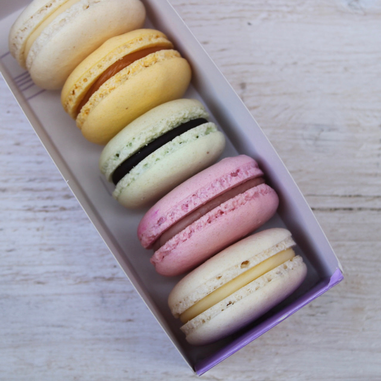 Caja 5 macarons